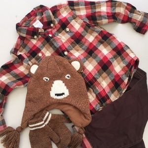 2t Gymboree plaid outfit